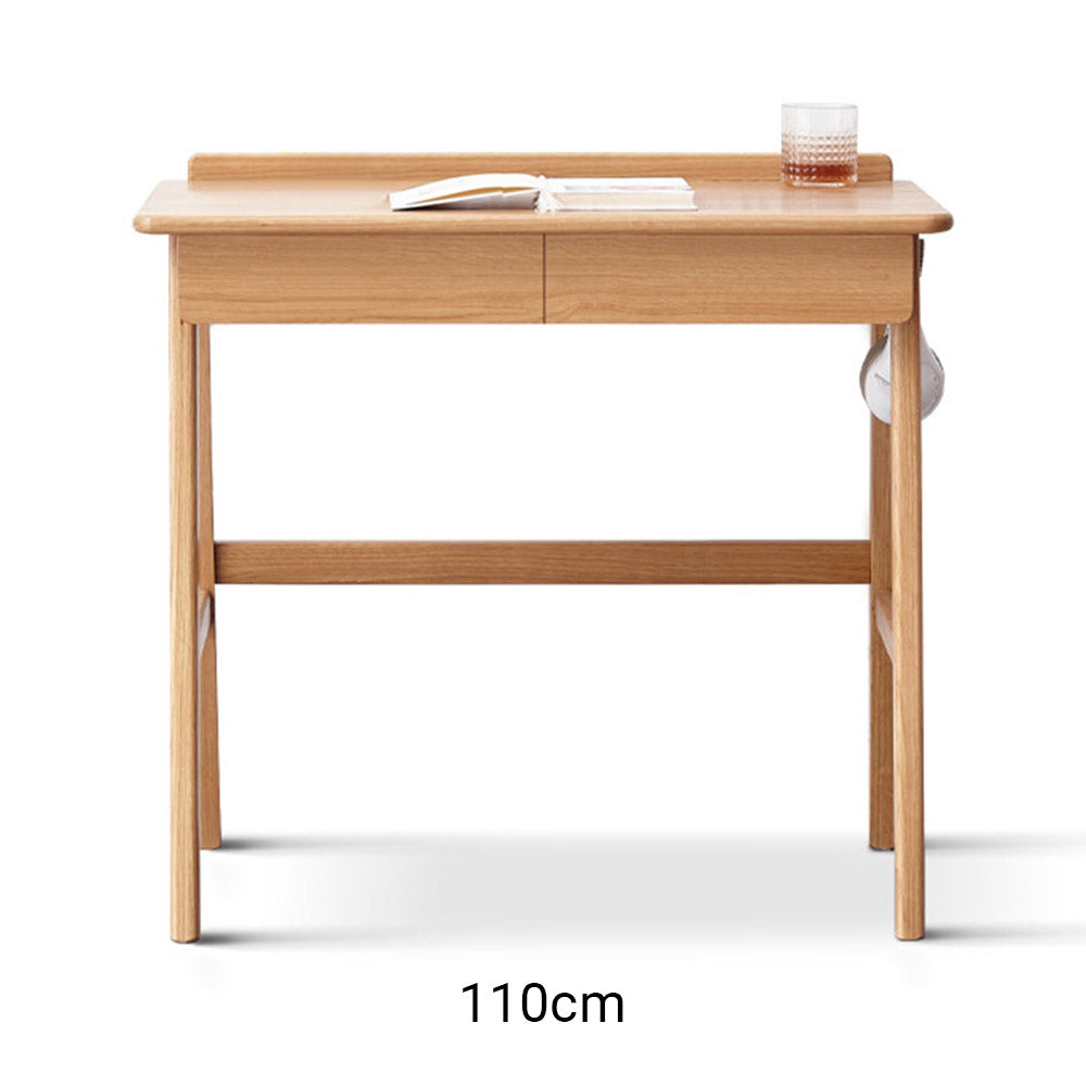 Narbonne Natural Solid Oak Office Desk