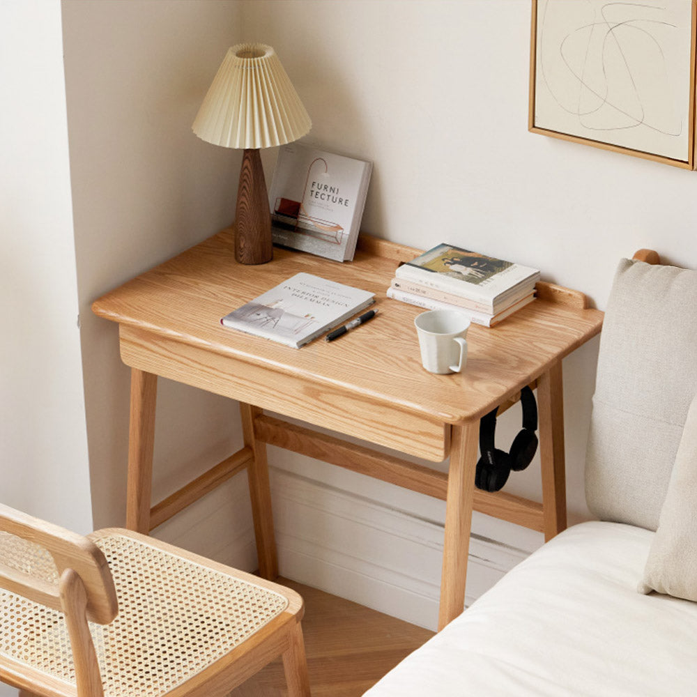 Narbonne Natural Solid Oak Office Desk