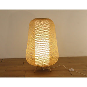 Natural Bamboo Elegance Floor Lamp RYL2014 - Oak Furniture Store