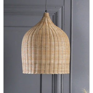 Natural Rattan Hanging Light RKC1268 - Oak Furniture Store