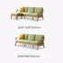 Nayoro Natural Solid Oak Seat Sofa