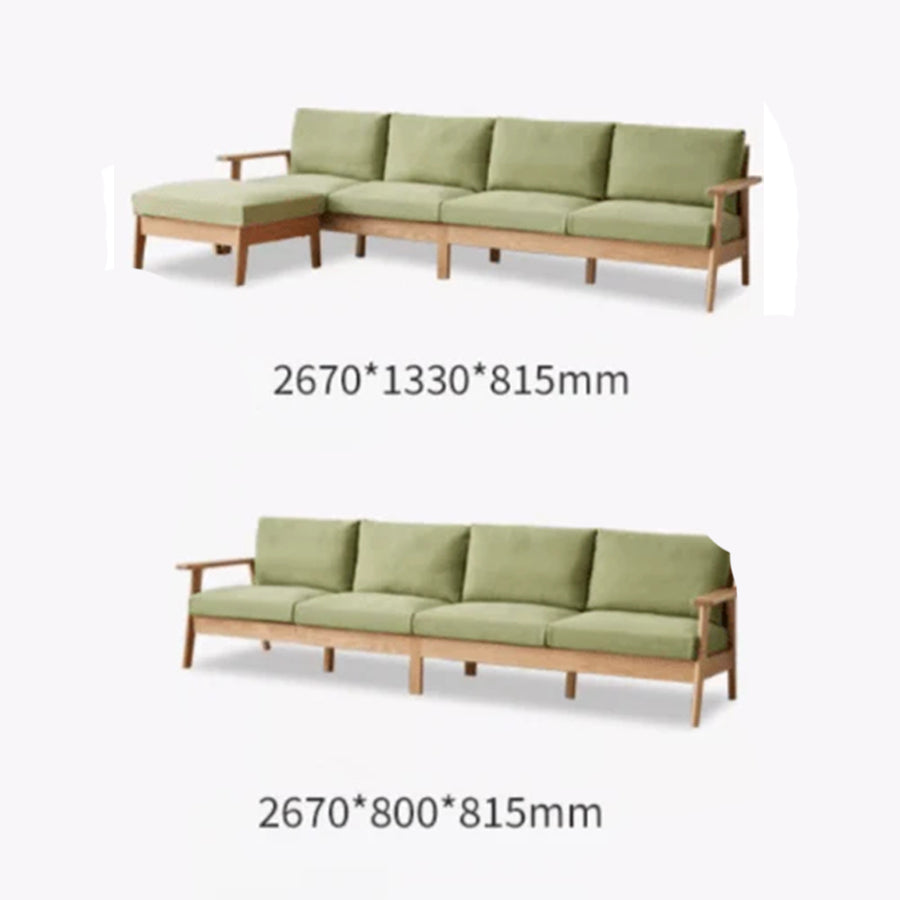 Nayoro Natural Solid Oak Seat Sofa