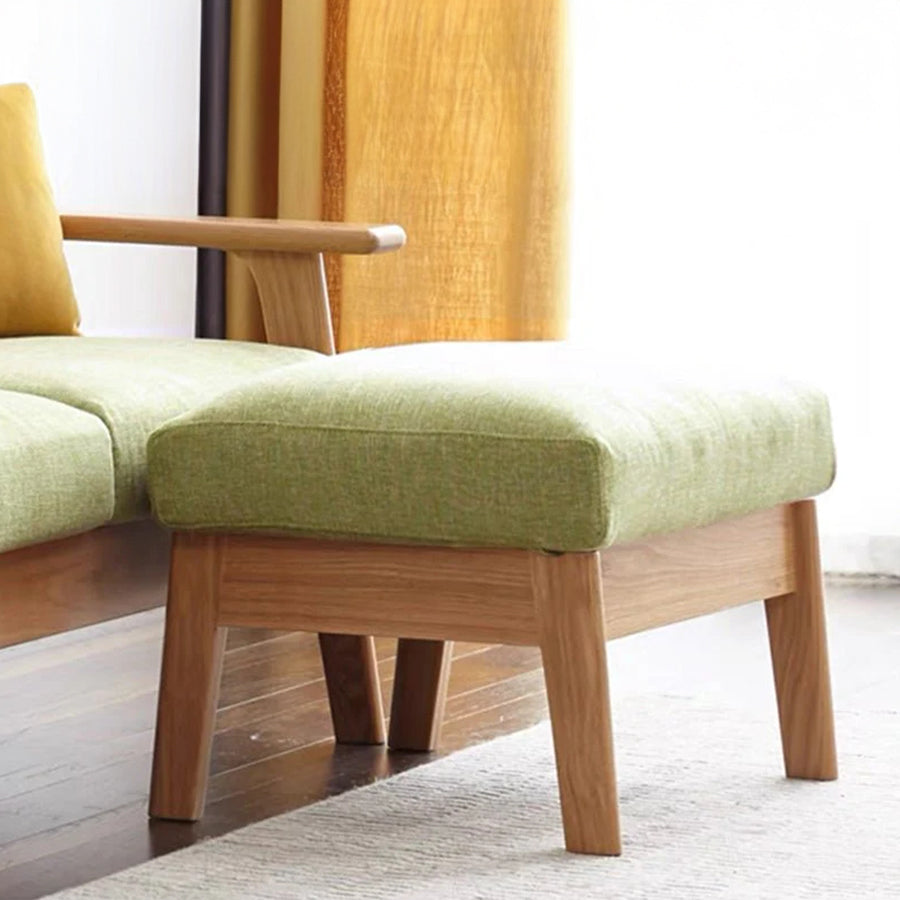 Nayoro Natural Solid Oak Seat Sofa