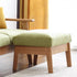 Nayoro Natural Solid Oak Seat Sofa