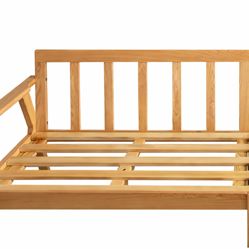 Nayoro Natural Solid Oak Seat Sofa