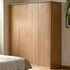 Neath Solid Oak Sliding Door Wardrobe - Oak Furniture Store