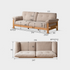 Neuffen Natural Solid Ash Chenille Sofa