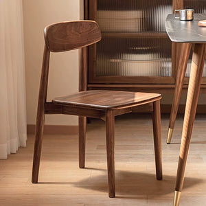 Newark Solid Walnut Dining Chair - Oak Furniture Store