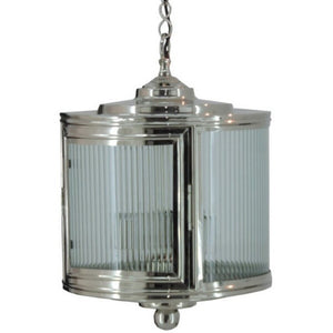 Nickel Plated Glass Pendant Light RCI5007 - Oak Furniture Store