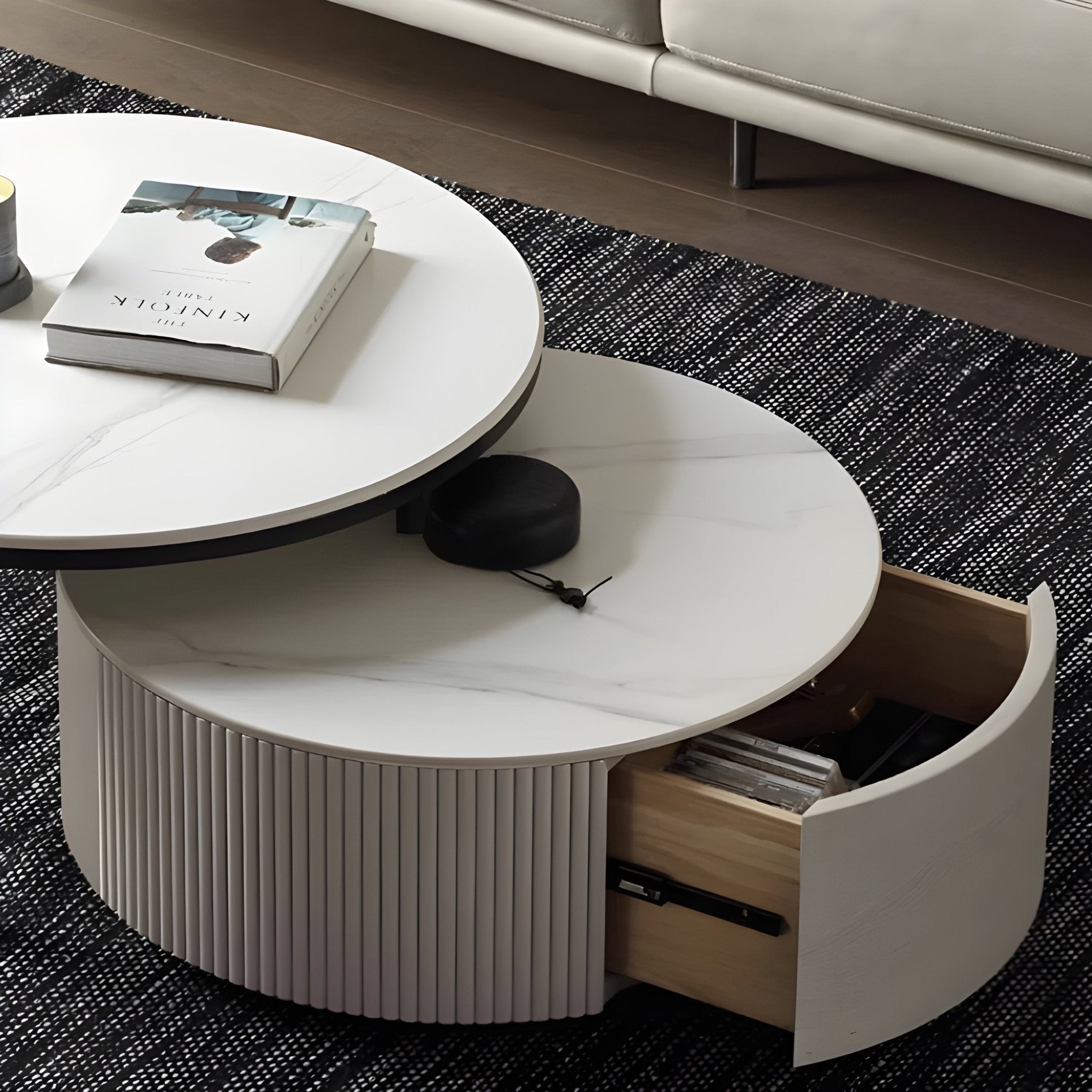 Nora Solid Coffee Table Set