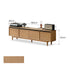 Novara Natural Solid Ash  Entertainment Unit