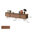 Novara Natural Solid Walnut Entertainment Unit | Oak Furniture Store