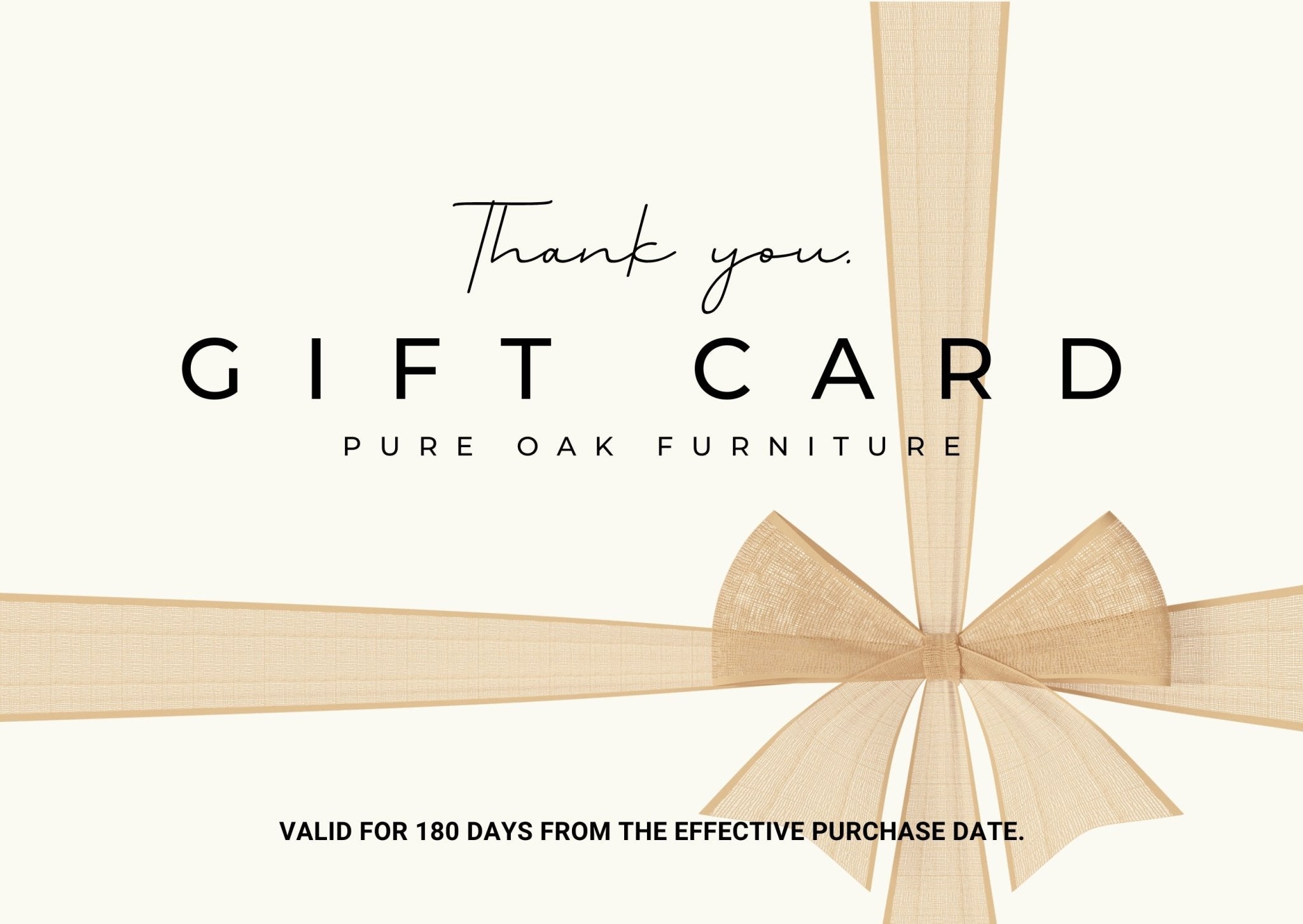 Oak Furniture Gift Card AU | Oak Furniture Store