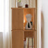 Nerola Natural Solid Beech Rotating Bookshelf