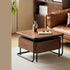 Oliena Natural Solid Walnut Coffee Table Set