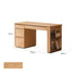 Oliveri Natural Solid Oak Desk with Hutch