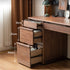 Oliveri Natural Solid Walnut Desk with Hutch