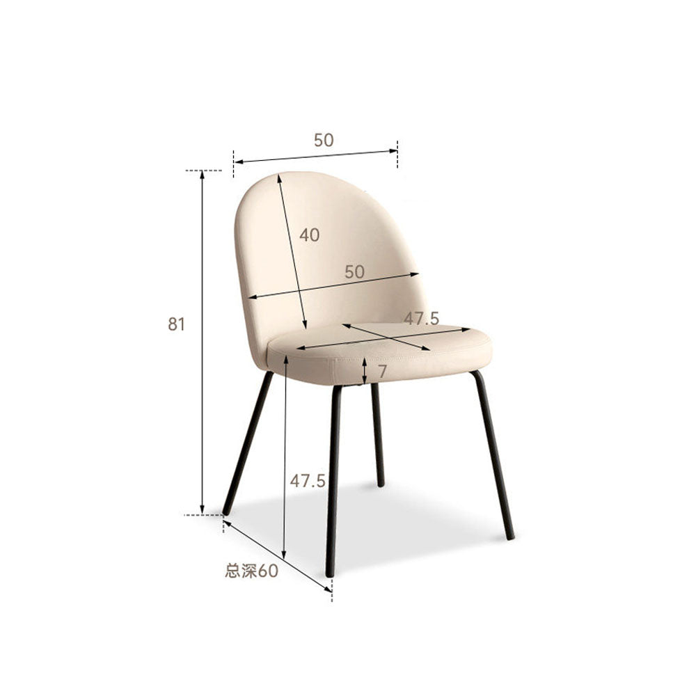 Loreto Faux Leather Dining Chair