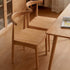 Oscar Natural Solid Rubber Wood Dining Chair | Oak Furniture Store