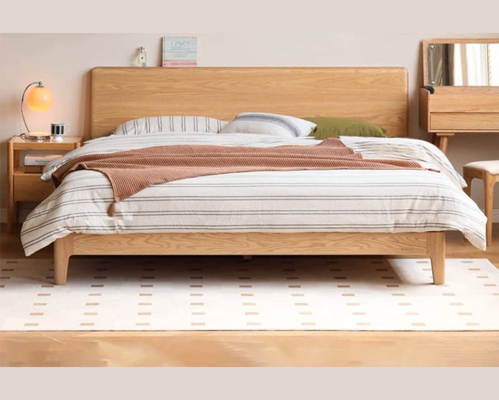 Oslo Natural Solid Oak Bed Frame