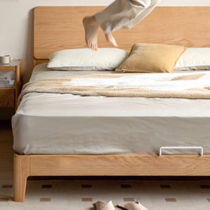 Oslo Natural Solid Oak Bed Frame - Oak Furniture Store