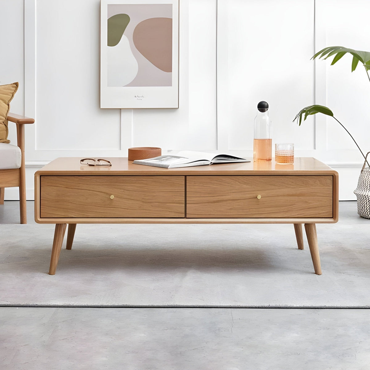 Oslo Solid Oak Coffee Table Design 2 – Oak Furniture Store