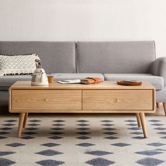 Oslo Solid Oak Coffee Table Design 2 – Oak Furniture Store Australia