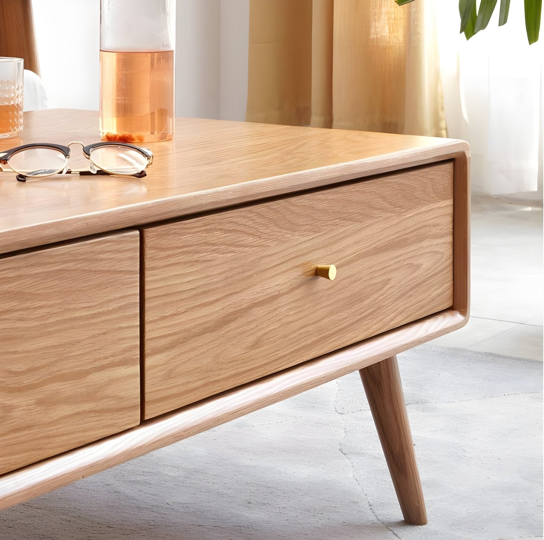 Oslo Solid Oak Coffee Table Design 2 – Oak Furniture Store Australia