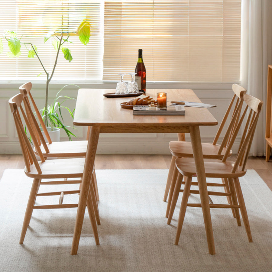 Oslo Natural Solid Oak Dining Table