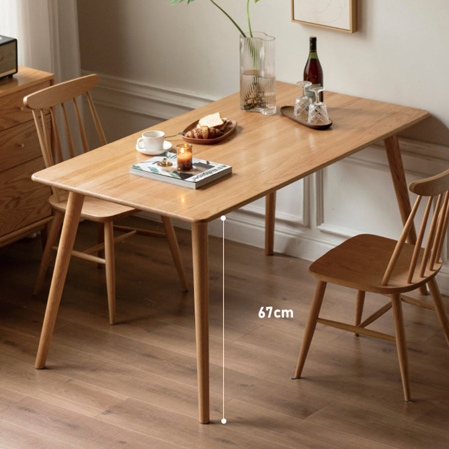 Oslo Natural Solid Oak Dining Table