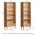 Oslo Natural Solid Oak Display Bookcase Cabinet Design Three - Oak Furniture Store