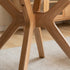 Oslo Natural Solid Oak Round Dining Table with Ceramic Top