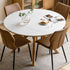 Oslo Natural Solid Oak Round Dining Table with Ceramic Top