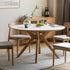 Oslo Natural Solid Oak Round Dining Table with Ceramic Top