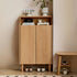 Oslo Natural Solid Oak Shoe Cabinet