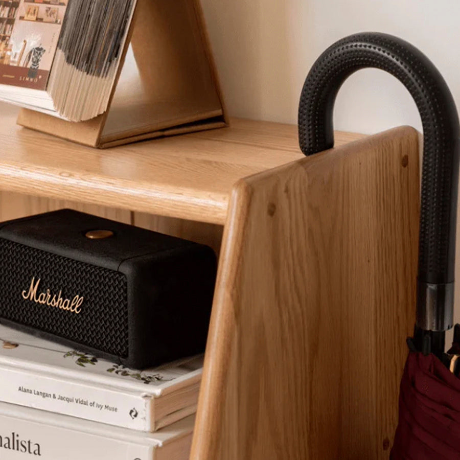 Oslo Natural Solid Oak Shoe Cabinet