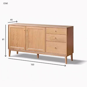 Oslo Natural Solid Oak Sideboard - Oak Furniture Store