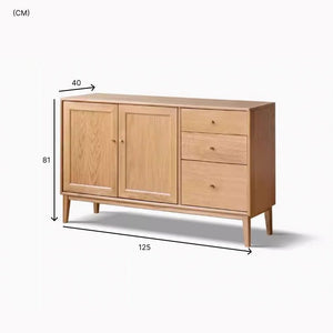 Oslo Natural Solid Oak Sideboard - Oak Furniture Store