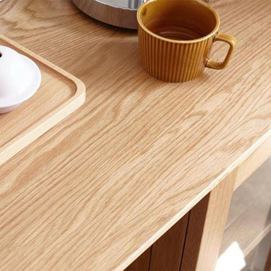 Oslo Natural Solid Oak Small Sideboard