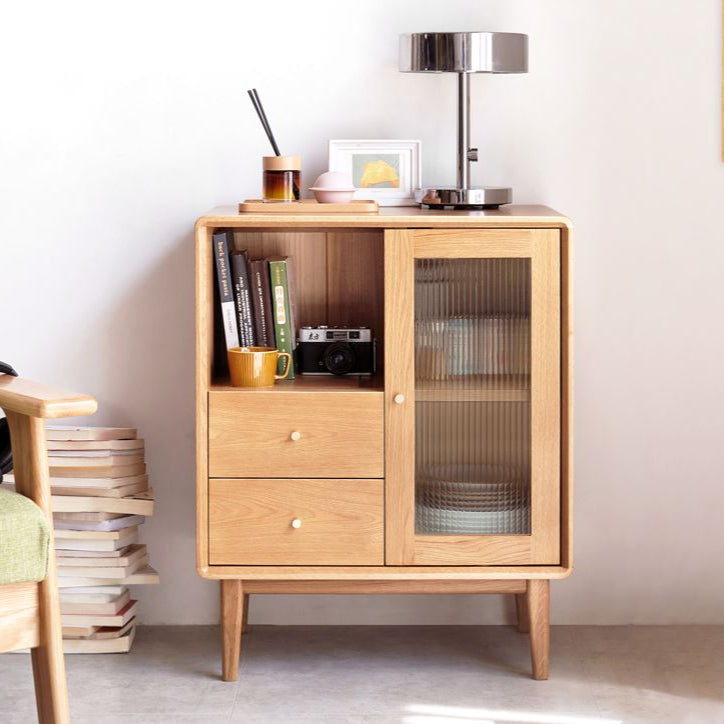 Oslo Natural Solid Oak Small Sideboard - Oak Furniture Store