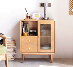 Oslo Natural Solid Oak Small Sideboard - Oak Furniture Store