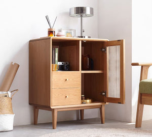 Oslo Natural Solid Oak Small Sideboard - Oak Furniture Store