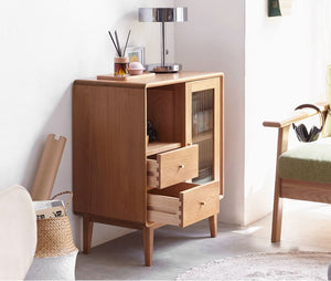 Oslo Natural Solid Oak Small Sideboard - Oak Furniture Store