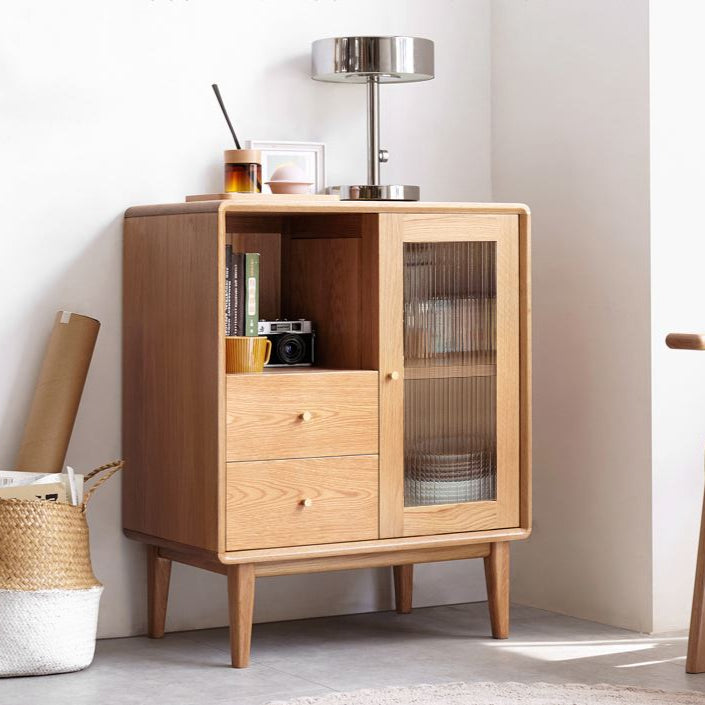 Oslo Natural Solid Oak Small Sideboard - Oak Furniture Store