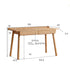 Oslo Natural Solid Oak Study Desk