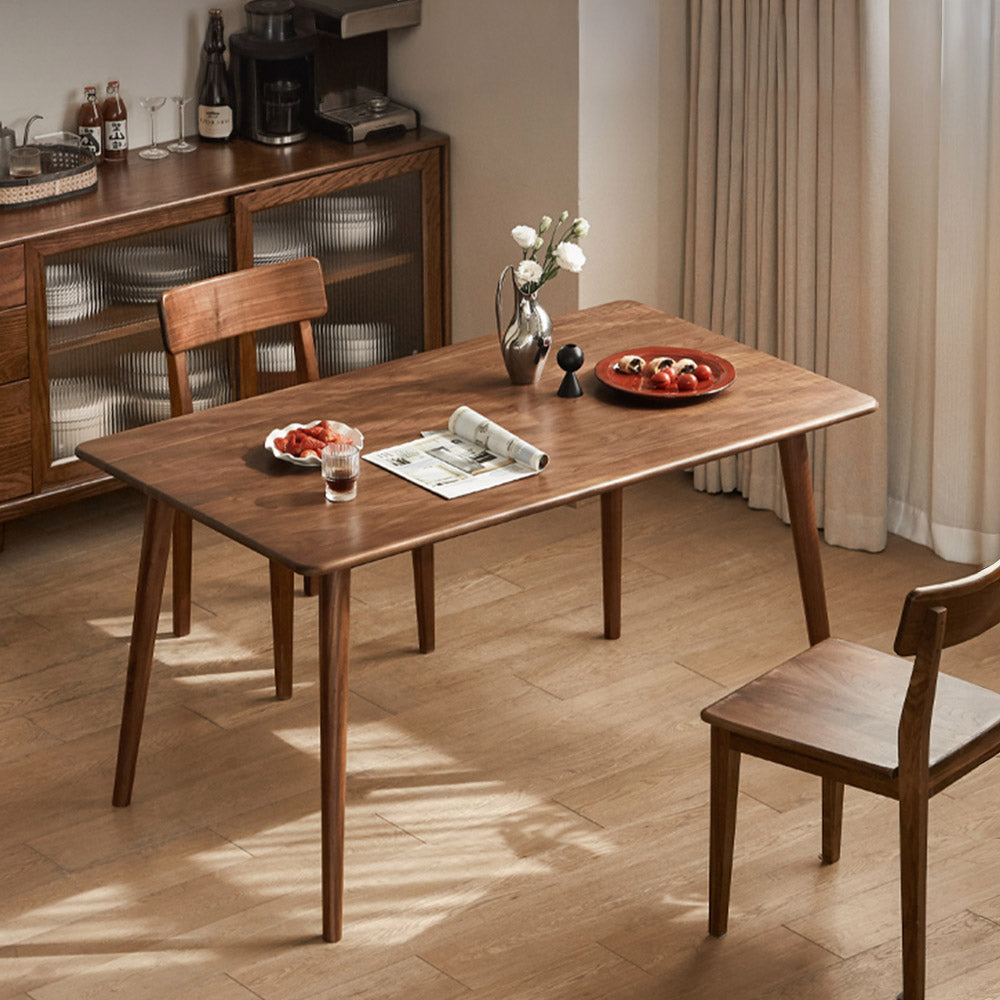 Oslo Natural Solid Walnut Dining Table