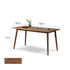 Oslo Natural Solid Walnut Dining Table