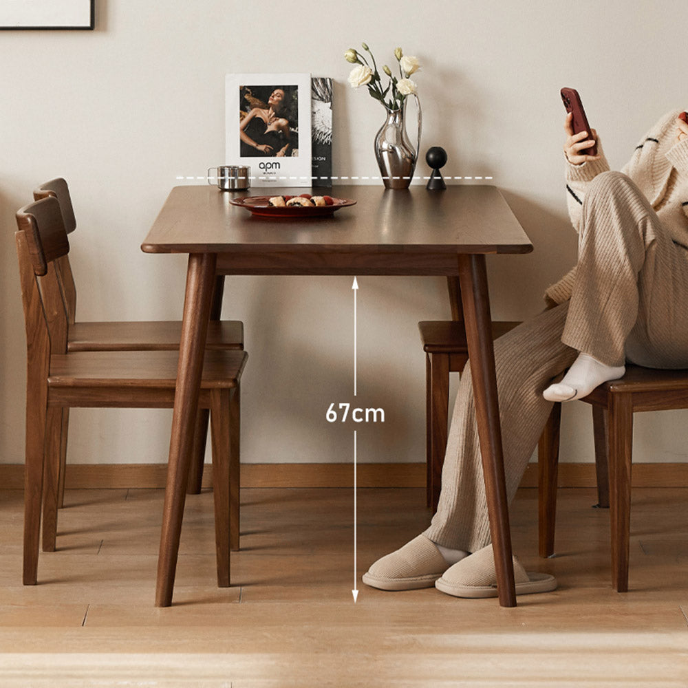 Oslo Natural Solid Walnut Dining Table