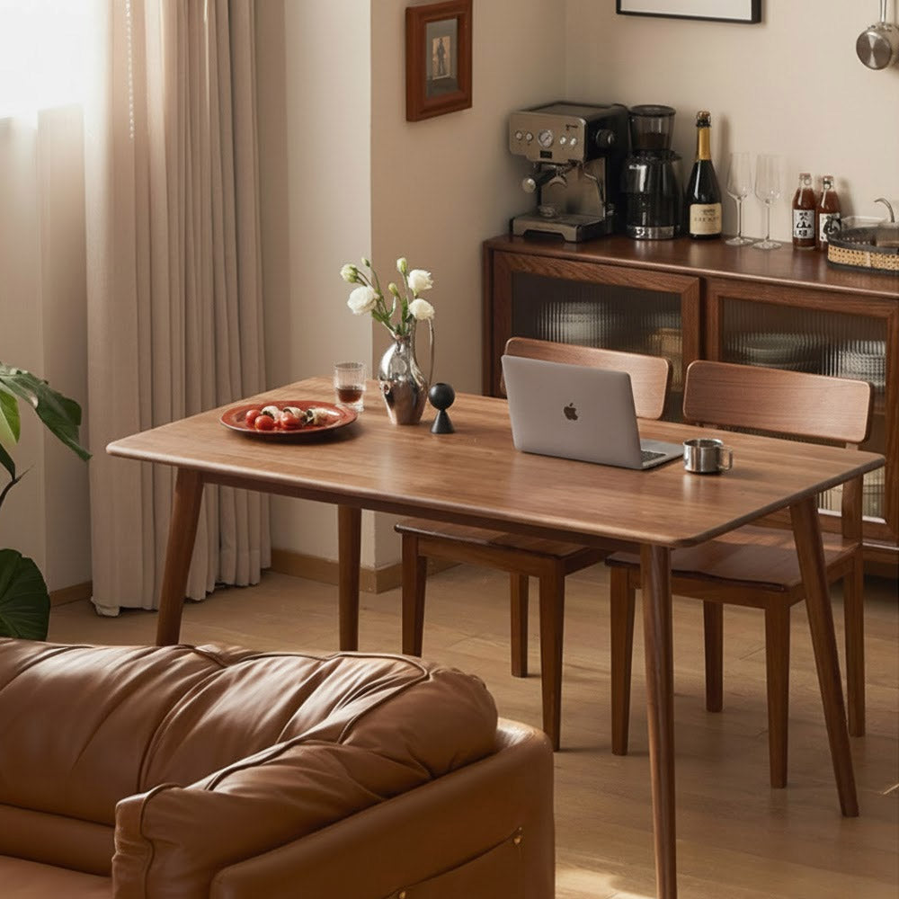Oslo Natural Solid Walnut Dining Table