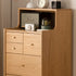 Oslo Natural Solid Oak 3 Over 3 Tallboy